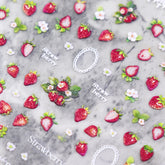 5D Nail Sticker - Lace Strawberry